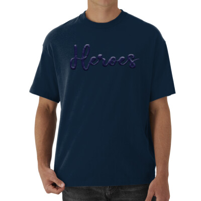 Adult Heroes Puff Heavyweight T-shirt Thumbnail