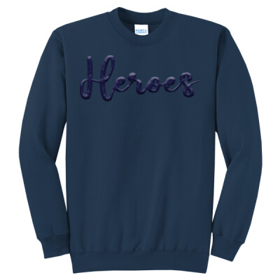 Adult Heroes Puff Crewneck Sweatshirt Thumbnail