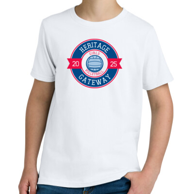 Youth Heritage Gateway Girls Volleyball T-shirt Thumbnail
