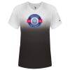 Women's V-Neck Ombre T-Shirt Thumbnail